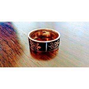 Hawaiian Honu {sea turtle} Spiral Ring - Silver